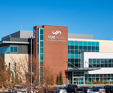 exterior of SSM Health Medical Group in SSM Health St. Anthony Healthplex