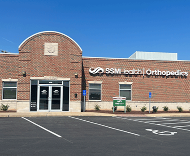 entrance of SSM Health Orthopedics in Wentzville, MO