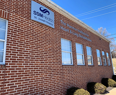 exterior of Cardiac & Pulmonary Rehab in St. Charles, MO