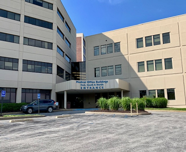 exterior of Wound Care in Medical Office Building on DePaul's campus