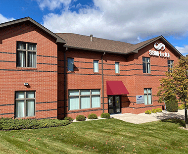 exterior of SSM Health Treffert Center in Mayville, WI