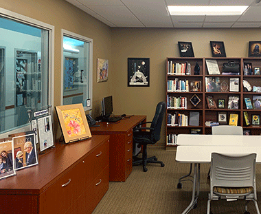 interior of SSM Health Treffert Library